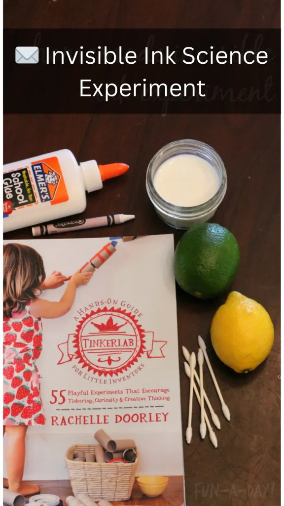 Invisible Ink Science Experiment