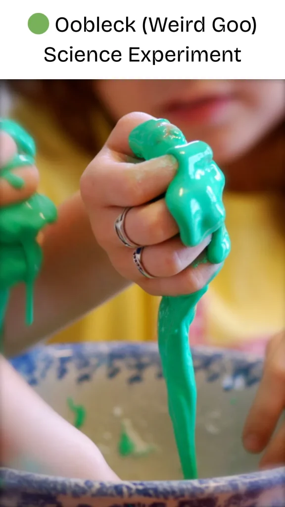 Oobleck (Weird Goo) Science Experiment