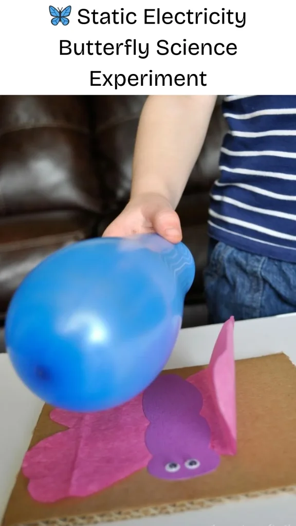 Static Electricity Butterfly Science Experiment