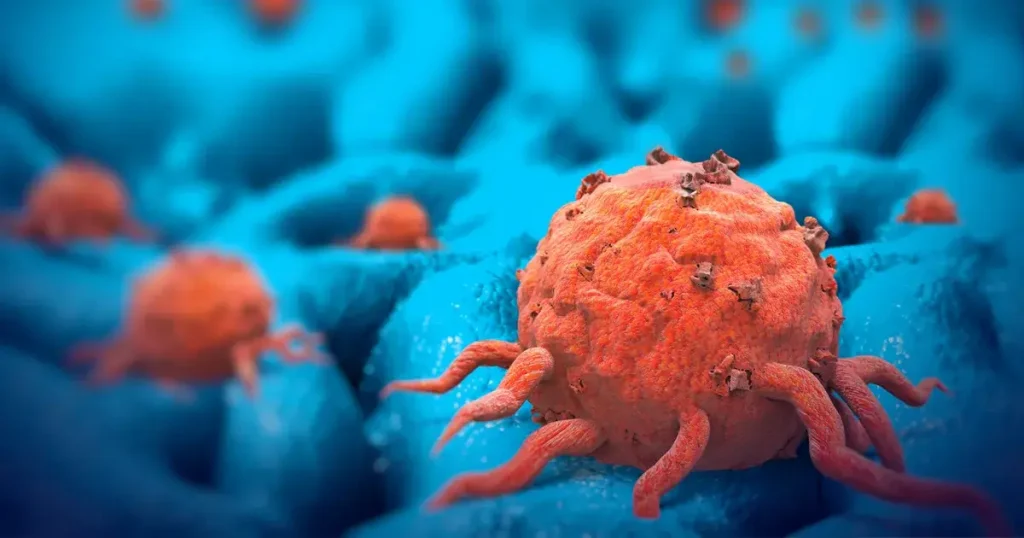 Cancer Cell Spreading Through Body - Mitochondrial Theft Research