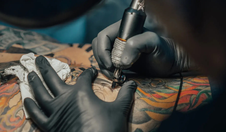 Professional Tattooing Process